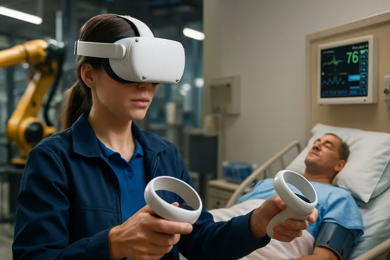 Sneller en veiliger leren met levensechte trainingssimulaties in virtuele realiteit