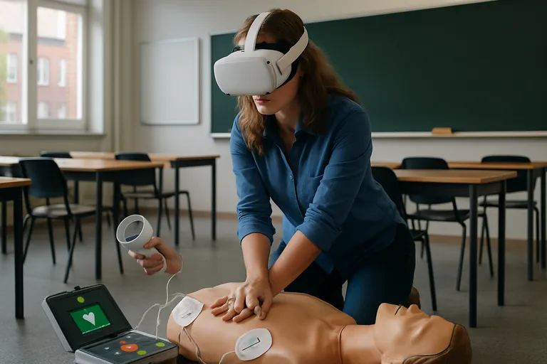 Van klaslokaal naar crisis in VR: virtuele reanimatietraining die je sneller en zekerder laat handelen