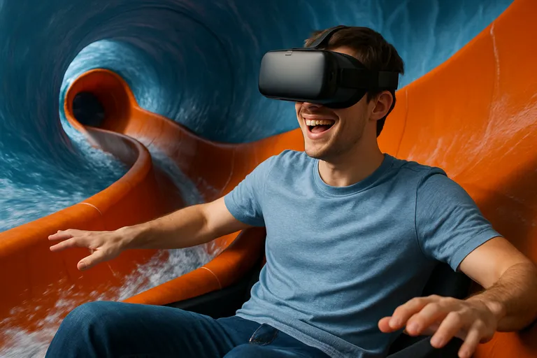 Wat is een virtual reality slide