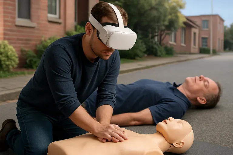 Wat is virtual reality CPR-training